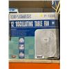 Image 2 : Optimus F-1230 12-Inch Oscillating 3-Speed Table Fan, White