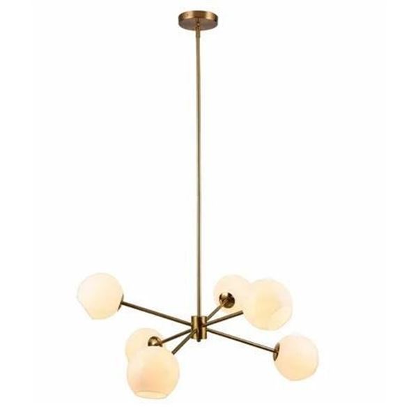 Empire Lighting 6 Light Pendant Brushed Bronze Finish