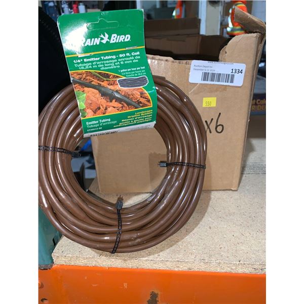 Rain Bird 1/4" Emitter Tubing 50 ft Coil x 6
