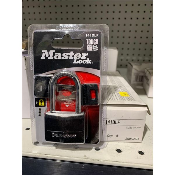 Master Lock 141DLF #4 Single Lock x's 4