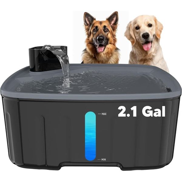 Kittyspout KD-IS10-Black Gray 8.0L 270oz Smart Pet Water Fountain