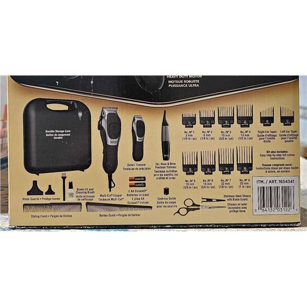 WAHL Deluxe Complete Hair  Cuting And Trimming Kit 22 Pieces