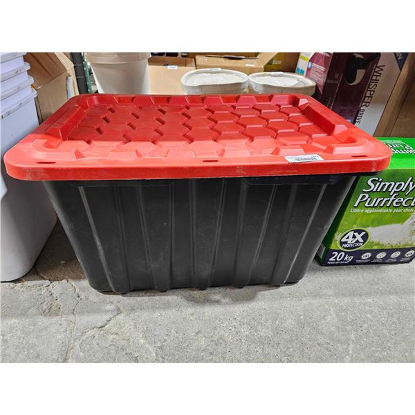 TuffStore 102 L Heavy Duty Tote with Lid