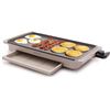 Image 1 : GreenPan Advanced 10.5”x 20” Electric Griddle with Warming Drawer, Healthy Ceramic