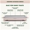 Image 2 : GreenPan Advanced 10.5”x 20” Electric Griddle with Warming Drawer, Healthy Ceramic