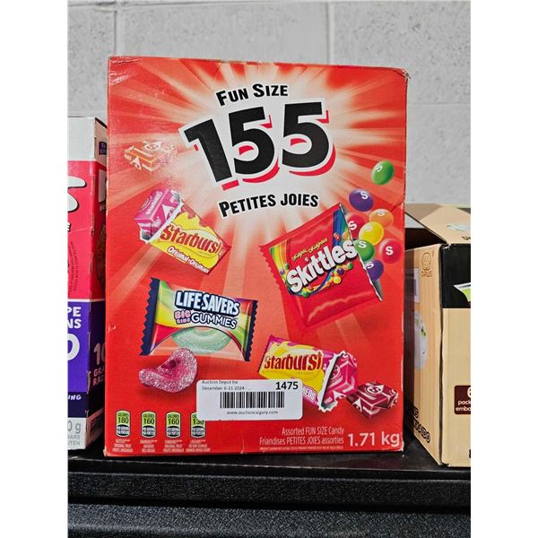 Skittles, Starburst and Lifesavers - Assorted Fun Size Box Candy (155 CT)
