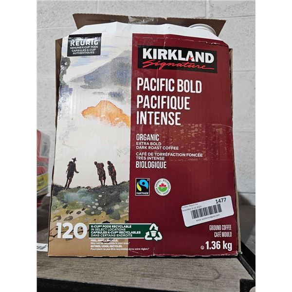 Kirkland Pacific Bold K-Cup Coffee Pods - 120 Count