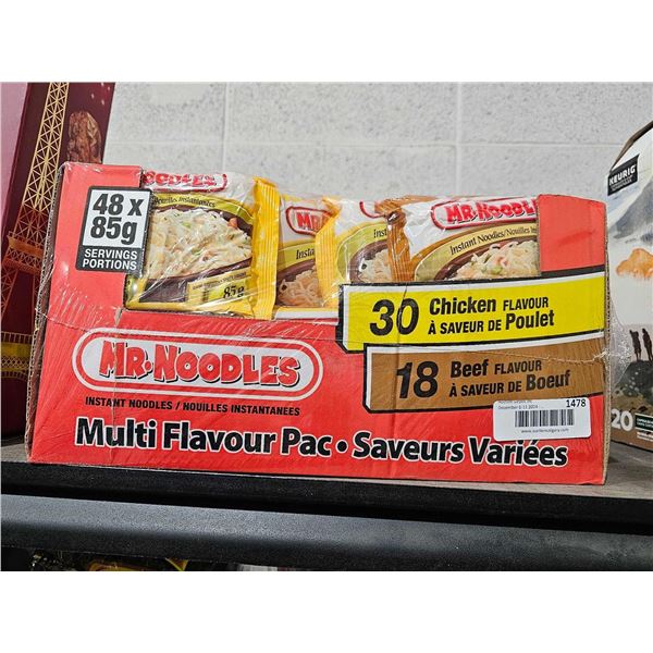 Mr Noodles Instant Noodle Soup 48x 85g  Assorted Flavor Pack