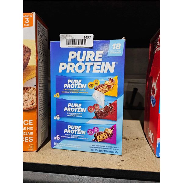 Pure Protein Variety Pack Granola Bars 18x50g