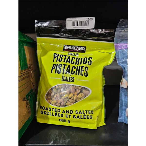 Kirkland Shelled Pistachios 680g