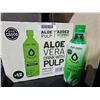 Image 2 : Simplee Aloe Aloe Vera Drink Juice With Bits Low Sugar Bottles Pack 12 x 500ml