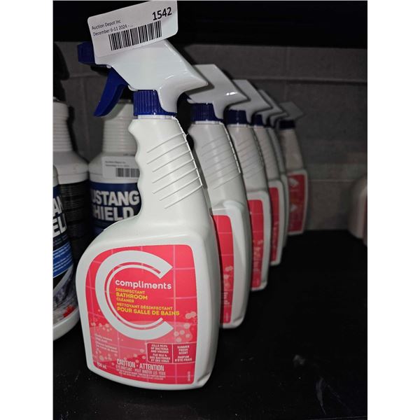 Compliments Disinfectant Bathroom Cleaner 6x950ml