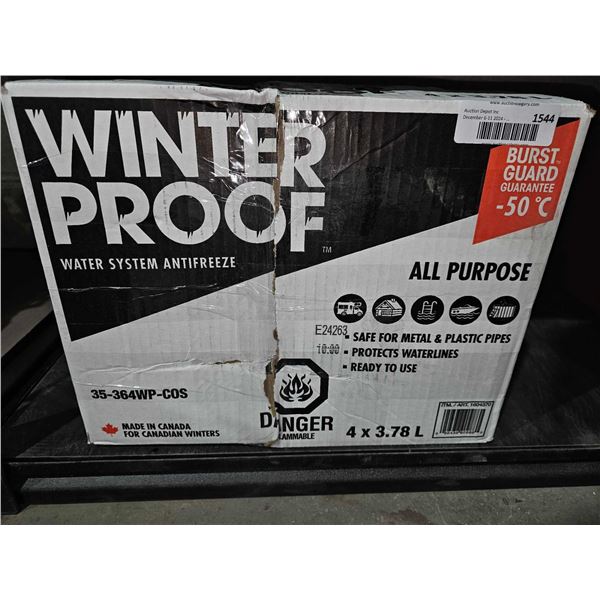 Winterproof Water System Antifreeze - -50 Rated 4x378L