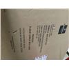 Image 2 : New in Box Korson Glass Top Dining Room Table 35'' x