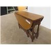Image 2 : Oak Gate Leg Stand (Extended Size) 18'' x 27'' x 24'' 