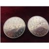 Image 2 : (5) 1986 Canada $1 Coins 
