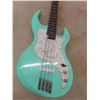 Image 2 : Starliner 4 String Electric Bass Guitar Turquoise with Mother of