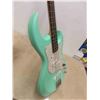 Image 8 : Starliner 4 String Electric Bass Guitar Turquoise with Mother of