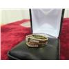 Image 3 : 14kt Gold + Diamond Ring Size 6 , 8.1 Grams 