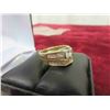 Image 4 : 14kt Gold + Diamond Ring Size 6 , 8.1 Grams 