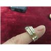 Image 6 : 14kt Gold + Diamond Ring Size 6 , 8.1 Grams 
