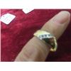 Image 8 : 10kt Gold + Diamond Ring Size 10 , 5.4 Grams 