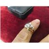 Image 7 : 10kt Gold + Diamond Ring Size 6 , 3.6 Grams