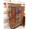 Image 2 : Walnut China Cabinet 68'' x 38'' x 15'' 