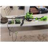 Image 1 : Greenworks Cordless 40V Trimmer, Blower/Vac with