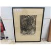 Image 2 : 2 Framed Pictures by Ethel Percy - Largest 17'' x 21'' 