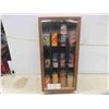 Image 1 : Custom Made Display Case with 11 Vintage Tire Fix Kits (Some