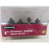 Image 3 : 3 New Router Bit Kits 15pce, 6pce, 4pce 