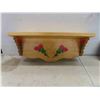 Image 2 : Wood Shelf 20'' x 5 1/2'' x 9'' H , Wood Crate 12'' x 16'' x 5'' 