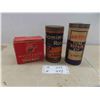 Image 1 : 3 Vintage Tire Repair Containers