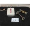 Image 1 : Vintage Fire Alarm, 2 Glass Door Knobs 