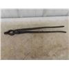 Image 8 : Vintage Tools : Blacksmith Tongs , Wrench, Can Opener, 