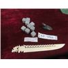 Image 1 : Soap Stone Ice Cubes for Whiskey , Small Loon with Signature 