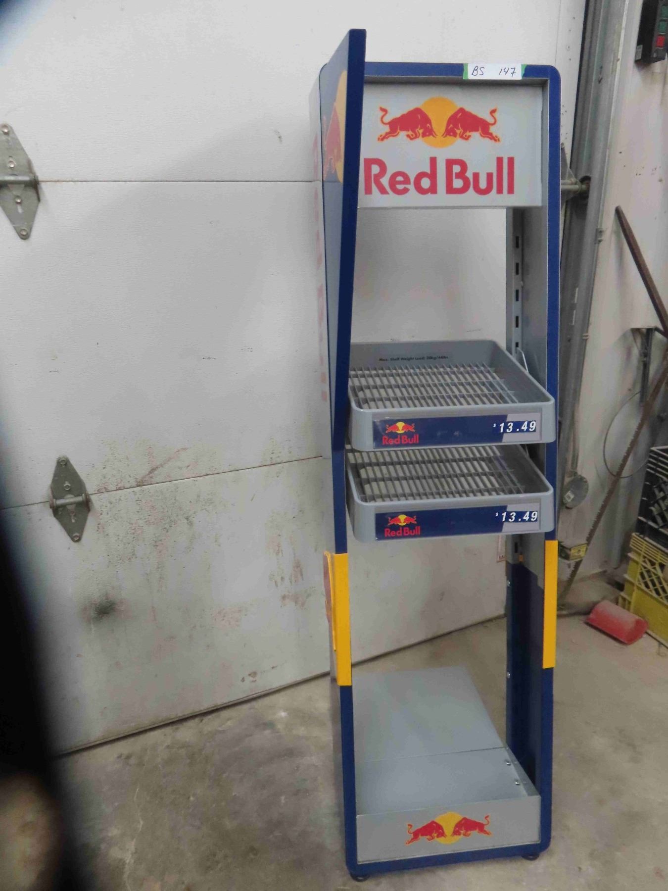 Red Bull Display Rack Red Bull Display 15'' x 20'' x 56'' Tall