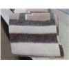 Image 2 : Wool Blanket 'Hilados Y Tejidos' Made in Peru Approx. 90'' x 66'' 