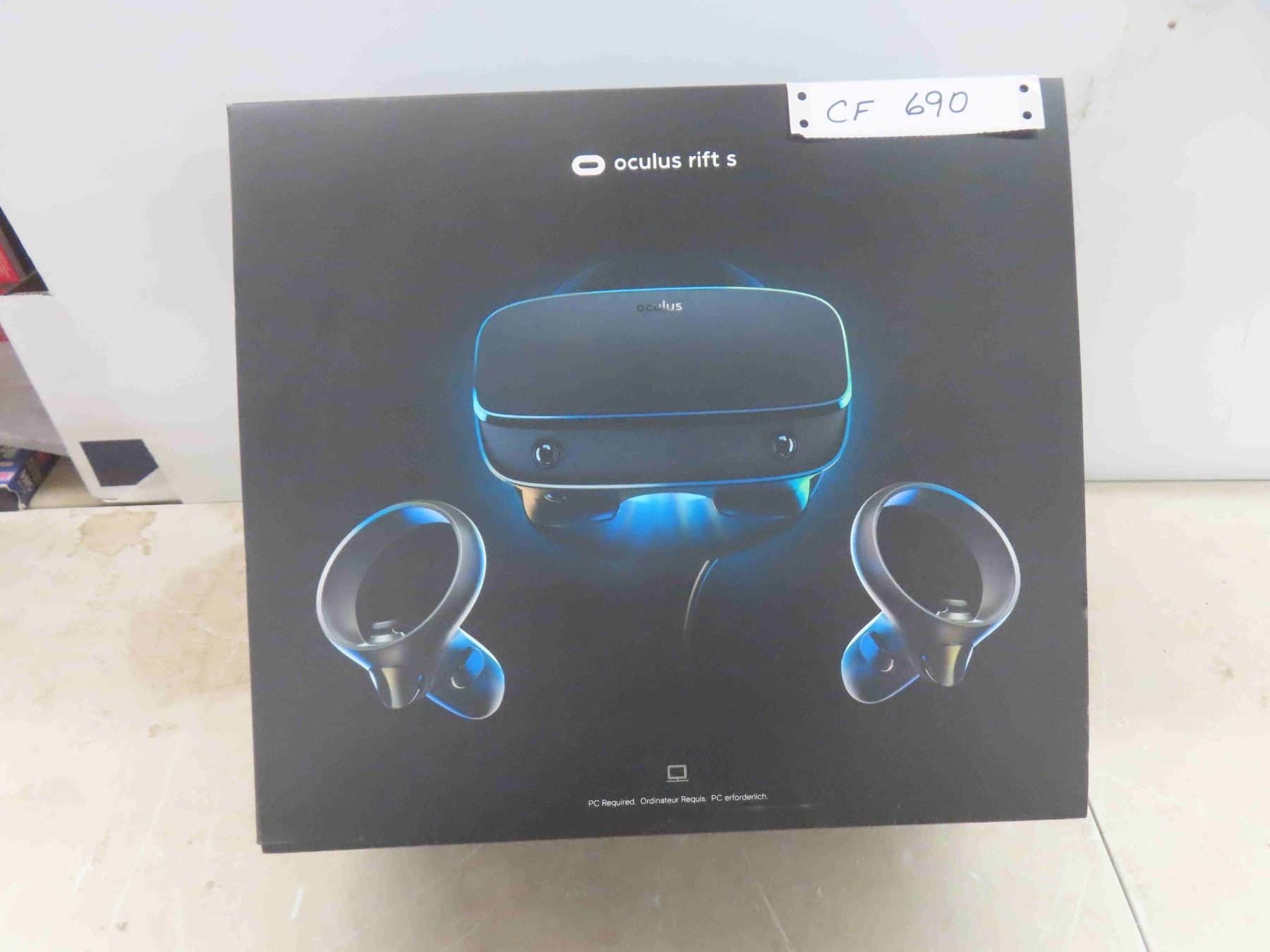 New Oculus Rift S with VR Head Set , 2 Touch Controllers, Mini