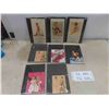 Image 1 : 8 Vintage Pin Up Calenders and Note Pads - 6 are by Elvgren 