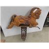 Image 6 : Vintage Playground Horse Ride Metal Spring Coil Approx. 29'' x 15'' x