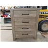 Image 1 : 4 Drawer Dresser 37'' x 18'' x 46'' H 