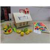 Image 1 : Vintage Fisher Price School House with Letter + Numbers with Tray ,