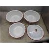 Image 2 : 9pcs Enamelware : Roaster, Bowls, Dippers & More
