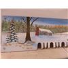 Image 2 : Hand Painted Saw Blade 61'' x 8'' 