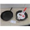 Image 1 : 2 Cast Iron 10'' Fry Pans 1 New with Tags 