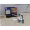 Image 1 : New 100 Watt RGB Remote Controlled Flood Light , 2 Solar Lights 
