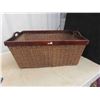 Image 8 : Rotary Desk Phone, 50 Stubby Beer Bottles, 5 DVDs, Wicker Basket