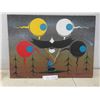 Image 1 : Original Aboriginal/Native Style Art B. Johnston 17'' x 23'' 